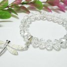 dragonfly .925 silver charm bracelet free shipping
