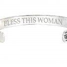 Bless This Woman AWARENESS Bangle Bracelet religious jewelry FREE SHIPPING