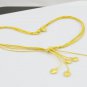 HEARTs necklace 18k gold plated fashion necklace jewelery