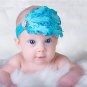 Cute Infant Baby Toddler Feather Flower Diamond Soft Headband Headwear Hair Band