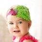 Cute Infant Baby Toddler Feather Flower Diamond Soft Headband Headwear Hair Band