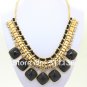 Chunky orange CANDY color resin Fashion Necklace fashion jewelry