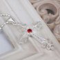 Sterling Silver Jewelry BEAUTIFUL CROSS Pendant Necklace womens accessories