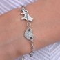 I LOVE Dog bracelets bangles MANS BEST FRIEND Bracelet Silver Bracelet