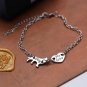 I LOVE Dog bracelets bangles MANS BEST FRIEND Bracelet Silver Bracelet