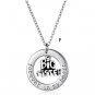 MOM yinyang BIG sister round ethnic pendant necklace fashion necklaces