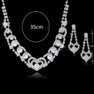 Wedding Day jewelry sets necklaces earrings crystal
