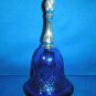 AVON COLLECTIBLE BOTTLE~ROSES ROSES BLUE GLASS BELL '76