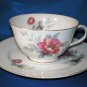FLORAL TEA CUP AND SAUCER SET AS SHOWN SE YEI VIVIAN