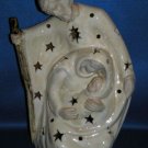 MARY JOSEPH BABY JESUS CLAY CANDLE TEA LIGHT HOLDER