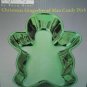METALLIC CHRISTMAS GINGERBREAD MAN CANDY DISH NIB