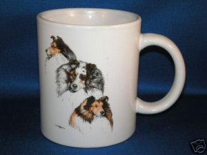 SHETLAND SHEEPDOG COFFEE MUG WITH HISTORY