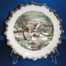 COLLECTOR PLATE CURRIER & IVES HOMESTEAD IN WINTER