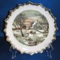 COLLECTOR PLATE CURRIER & IVES HOMESTEAD IN WINTER