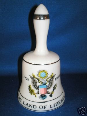 COLLECTIBLE BELL AS SHOWN~THE LAND OF LIBERTY