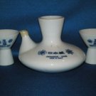 JAPANESE SAKI BEER CUP PITCHER SET OF THREE