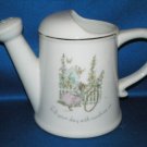 TINY TALK PORCELAIN WATERING CAN FILL YOUR DAY SUNSHINE