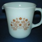 SMALL PYREX SINGLE CREAMER PITCHER AS SHOWN