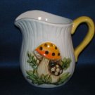 SMALL SINGLE MUSHROOM CREAMER PITCHER AS SHOWN