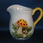SMALL SINGLE MUSHROOM CREAMER PITCHER AS SHOWN