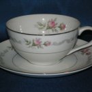FLORAL TEA CUP AND SAUCER MIKASA FIRST LOVE