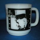 W.C. FIELDS CUP MUG MILK GLASS JOHN BARRYMORE