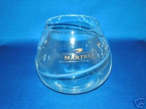 GLASSWARE AS SHOWN-MARTELL COGNAC GLASS