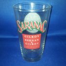 GLASSWARE AS SHOWN-SARANAC BEER GLASS UTICA NY