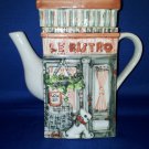 DECORATIVE TEA POT LE BISTRO