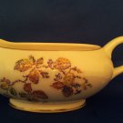 CROOKSVILLE FINE CHINA GRAVY BOAT AS SHOWN NEEDLEPOINT