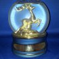 GOLDEN REINDEER SNOW GLOBE DOME