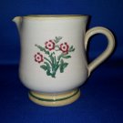 SMALL SINGLE FLORAL CREAMER PITCHER AS SHOWN NICHOLAS MOSSE POTTERY