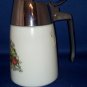 VINTAGE SYRUP DISPENSER MILK GLASS VEGETABLES