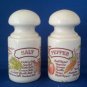 VINTAGE SALT AND PEPPER SHAKERS SET AVON SPICE KITCHENWARE 1980