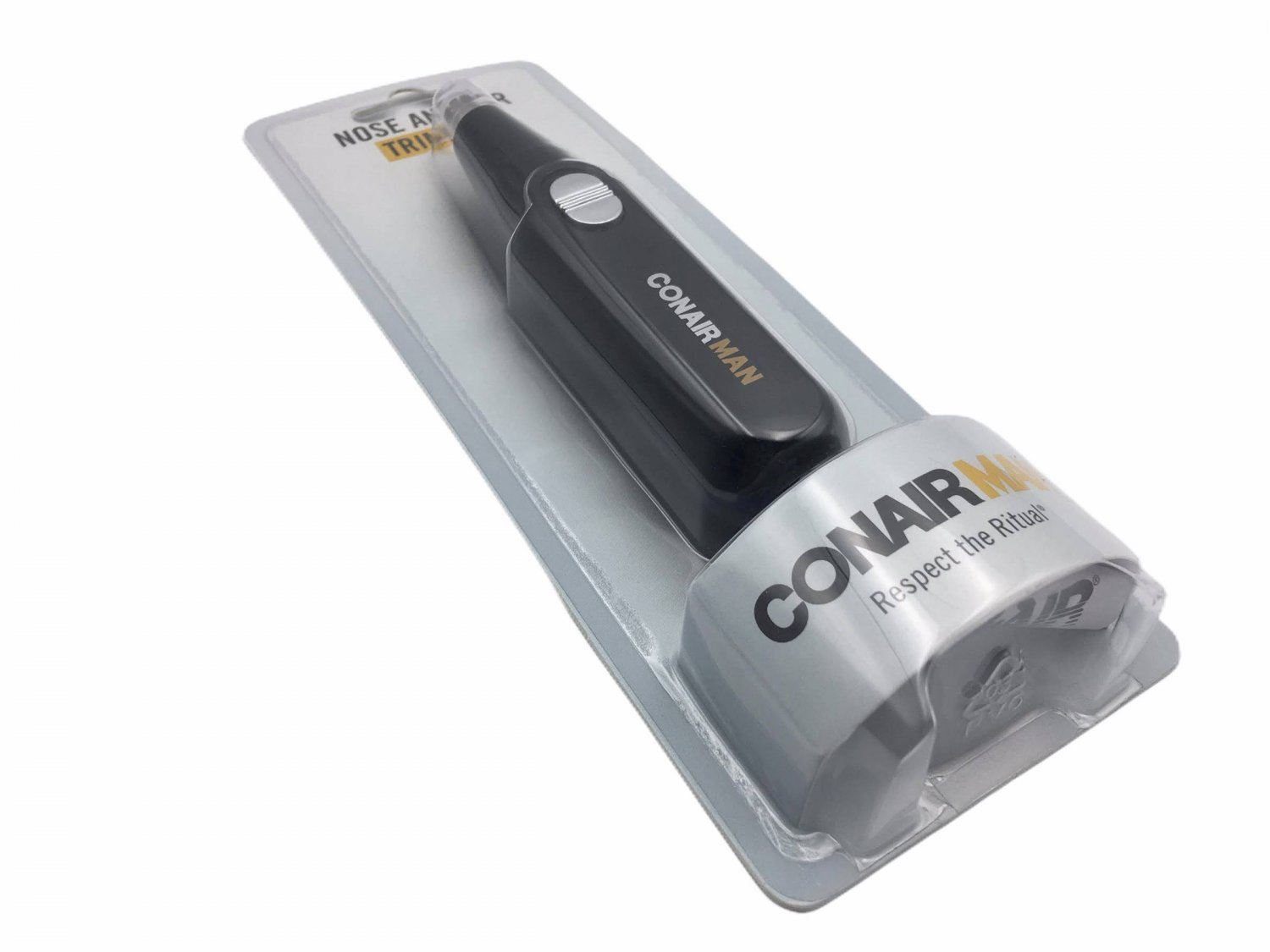 ConairMAN Nose And Ear Hair Trimmer, Battery Operated Compact Travel Size