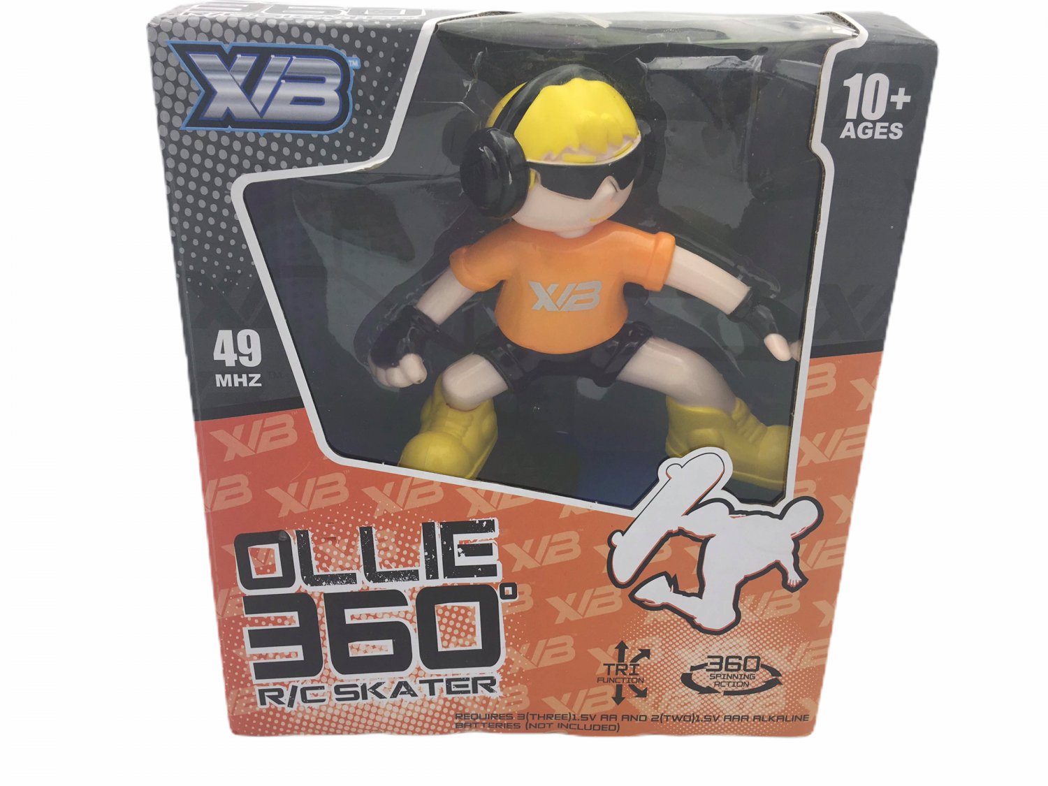 XB Ollie 360 Degrees Spinning Action R/C Remote Control Skater Toy 49 MHZ