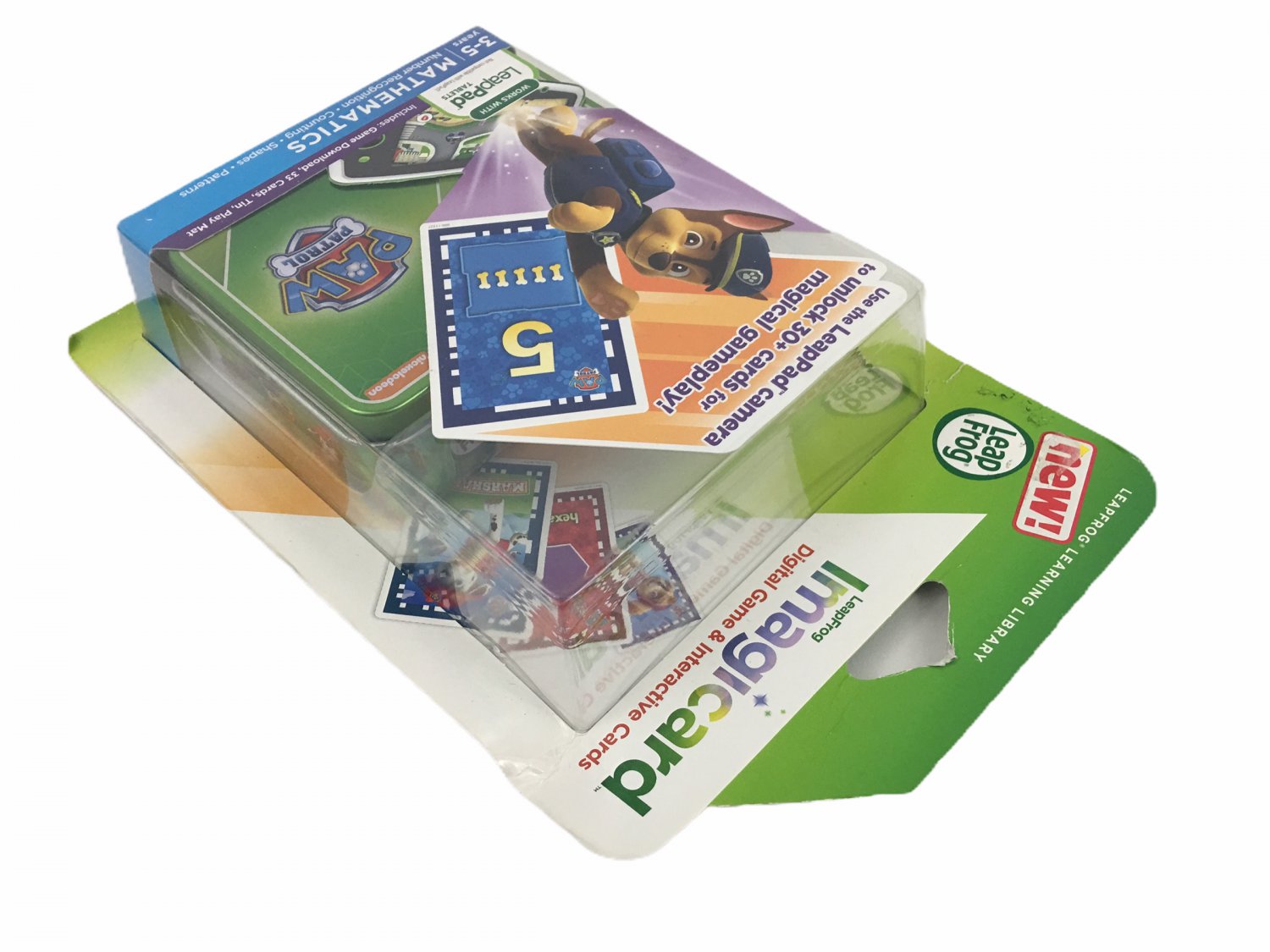 leapfrog imagicard paw patrol learning game