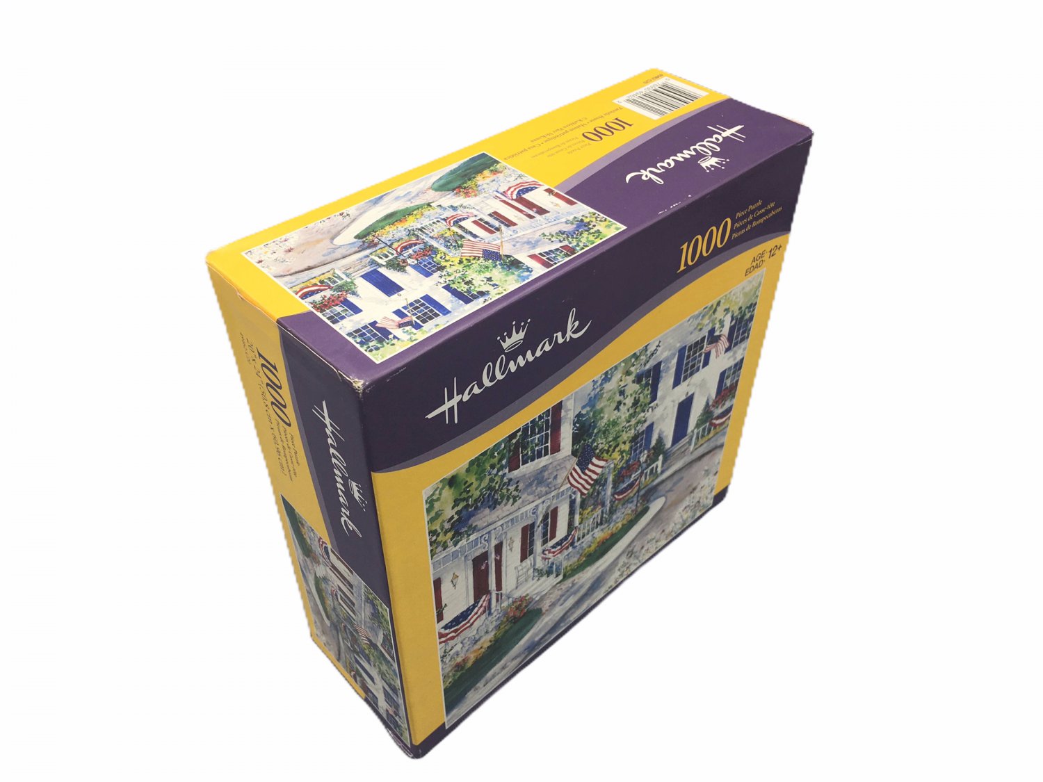 Milton Bradley Hasbro Hallmark 1000 Piece Patriotic House 20 x 24
