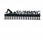 Black 20 Hook Metal Wall Mount Key Holder â Ideal for Organizing Keys, Medals & Accessories