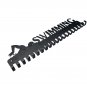 Black 20 Hook Metal Wall Mount Key Holder â Ideal for Organizing Keys, Medals & Accessories