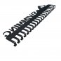 Black 20 Hook Metal Wall Mount Key Holder â Ideal for Organizing Keys, Medals & Accessories