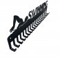 Black 20 Hook Metal Wall Mount Key Holder â Ideal for Organizing Keys, Medals & Accessories