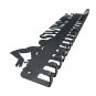 Black 20 Hook Metal Wall Mount Key Holder â Ideal for Organizing Keys, Medals & Accessories