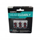 Comply P-Series Foam Ear Tips Noise Isolation for Clear Sound, Comfortable Fit (3 Pairs)