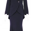 Sizes 12 or 14 GMI Suit #2876  Navy Blue