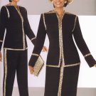 Woman's TERRAMINA 3-piece suit Size 26 in BLACK