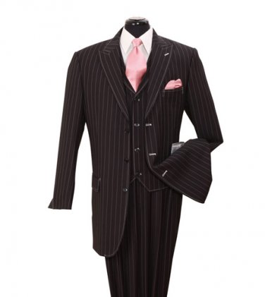 Men's 3 PC Suit with Stripes
