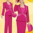 Woman'sSize 8 Champagne Italy Suit #3809