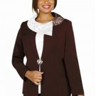 Francessca Bellini 27276 Asymmetric Portrait Collar 3pc Suit