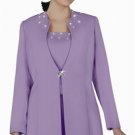 Woman's  Francessca Bellini 27273 Embellished Neckline 2pc Suit